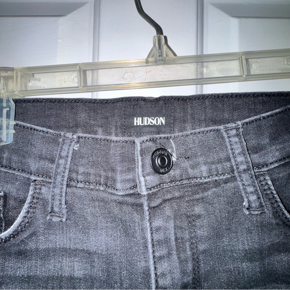 Hudson Jeans Natalie super skinny midrise ankle in Cora light wash black 29 - Picture 6 of 16